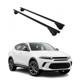 G021435 Omac Roof Racks Cross Bars Carrier Durable For Dodge Hornet 2023-2025 Black 2pcs