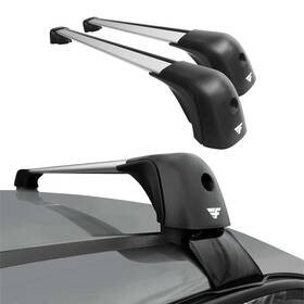 U015521 Omac Roof Rack Cross Bars Rail Set For Vw Golf Mk7 2015-2021 Gray 2 Pcs