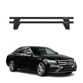 U015976 Omac For 2017-2023 Mercedes E Class W13 Sedan Fix Point Roof Racks Alu Black