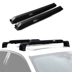 U024470 Omac Usa 19 Inch Black Surfboard Windsurf Crossbar Pads