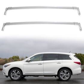 R106pa608s15 Orrigey Silver Roof Rack Cross Bar Luggage Carrier Pair For 14-21 Infiniti Qx60 Jx35