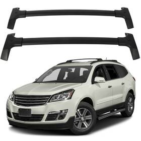 R118pa281s56 Orrigey Roof Rack Cross Bar For 09-17 Chevrolet Chevy Traverse Black Luggage Carrier