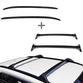 R833pa245s34 Orrigey Black Top For Toyota Rav4 2019 2020 Roof Rack Cross Bar And Side Rail Package