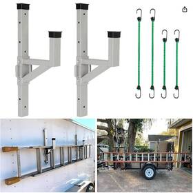 Tlr-alu-c1l Outprize Aluminum Trailer Ladder Rack Lightweight Rustproof Adjustable For One