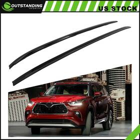 Ou11260551174756parts Outstanding-carparts Roof Rail For 2020-2021 Toyota Highlander Kluger Rack Black Luggage Carrier