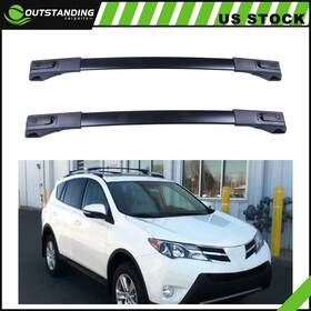 Ou11260596104596parts Outstanding-carparts Roof Rack Set Cross Bar For 2013-2018 Toyota Rav4 Aluminum Luggage Cargo Carrier