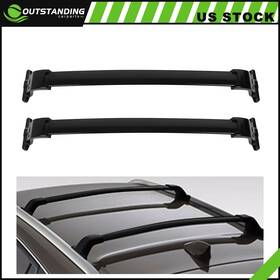Ou11260597161699parts Outstanding-carparts Cross Bar Set Roof Rack Black Luggage Cargo Carrier For 2016-2020 Buick Envision