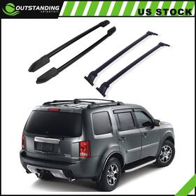 Ou11261630838124parts Outstanding-carparts For 2009-2015 Honda Pilot Roof Rack Crossbar Carrier Side Rail Aluminum Car