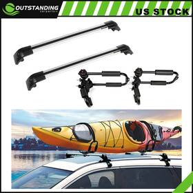 Ou11261646838165parts Outstanding-carparts For 2010-2018 Volkswagen Vw Tiguan Top Roof Rack Cross Bar Aluminum Canoe Kayak