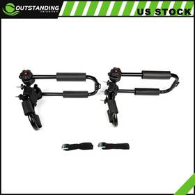 Ou11262037109793parts Outstanding-carparts J-bar Rack Kayak Carrier Canoe Boat Surf Ski Roof Top Mount Car For Suv Crossbar