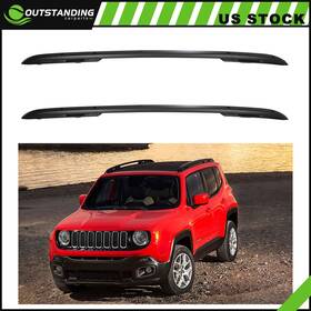 Ou11262797106605parts Outstanding-carparts Blk Roof Rack Aluminum Baggage For Jeep Renegade 2015-2022 Luggage Cargo