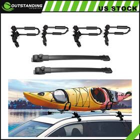 Ou11264328838176parts Outstanding-carparts Black Cross Bar Adjustable Kayak Canoe Rack J Fits 2011-2020 Toyota Sienna