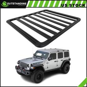 Ou11264431111399parts Outstanding-carparts Roof Rack Basket Platform For 18-23 Jeep Wrangler Jtjl Cross Bar Luggage Carrier