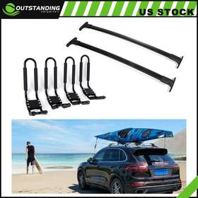 Ou11265612833279parts Outstanding-carparts Roof Top Rack For 2016-2018 Ford Explorer Cross Bars Carrier 2x 1x Kayak