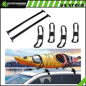 Ou11265846838138parts Outstanding-carparts For 2011-2015 Ford Explorer Rubber Set Roof Rack Cross Bars Carrier Boat Kayak
