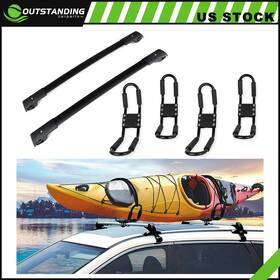 Ou11265847838139parts Outstanding-carparts Roof Top Rail Rack For 2009-2013 Subaru Forester Black Cross Bar Carrier And Kayak