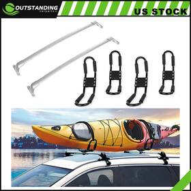 Ou11265848838140parts Outstanding-carparts For 2014-18 Infiniti Qx60 Jx35 Top Roof Rack Cross Bar Luggage Carrier Kayak Set