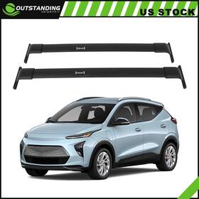 Ou11802650111384parts Outstanding-carparts Roof Rack Cross Bar Fits 2022-2023 Chevrolet Bolt Euv Luggage Cargo Carrier Blk