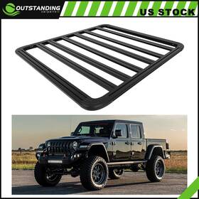 Ou11802873111397parts Outstanding-carparts Roof Rack Basket Platform For 2010-2023 Jeep Gladiator Cross Bar Luggage Carrier