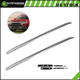 Outstanding-carparts Ou11802973160834parts For Mitsubishi Outlander 13-19 Silver Roof Rack Rails Cargo Aluminum
