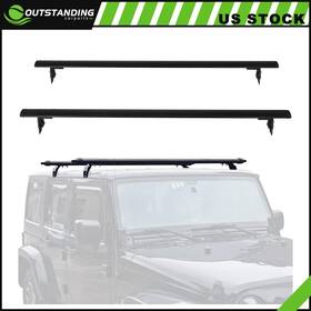 Ou11803114118276parts Outstanding-carparts Aluminum Roof Rack Cross Bar For 2008-2019 Jeep Wrangler Luggage Cargo Carrier