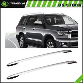 Ou11803709106623parts Outstanding-carparts Roof Rack Rail Bar Aluminum For Toyota Rav4 4dr 13-18 Silver 2013-2018 Baggage
