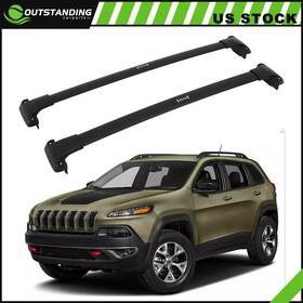 Ou11808558117662parts Outstanding-carparts For 2015-2020 Jeep Cherokee Aluminum Roof Rack Cross Bar Luggage Carrier
