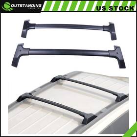 Ou11808734104592parts Outstanding-carparts Cross Bars For 2009-2017 Chevy Traverse Aluminum Black Carrier Top Roof Set