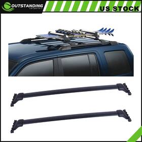 Ou11808735104586parts Outstanding-carparts For 2009-2015 Honda Pilot Top Cargo Black Roof Rack Cross Bar Luggage Carrier