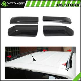 Ou11808796160824parts Outstanding-carparts 4 X Roof Rails Rack End Cover Shell For Toyota 4runner N210 2010-2020 Black