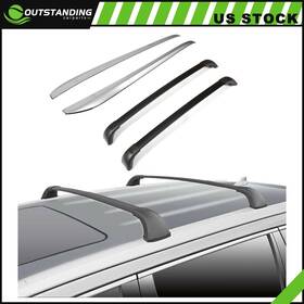 Ou11808939838116parts Outstanding-carparts For Toyota Highlander 2014-2018 Roof Rack Cross Bar Rail Set Aluminum Carrier