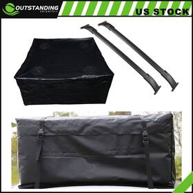 Ou11809154833258parts Outstanding-carparts For 15-18 Tahoe Suburban Yukon Xl Escalade Roof Rack Crossbars Bag Luggage Set