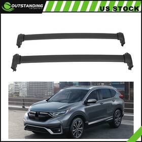 Ou11809452161694parts Outstanding-carparts 2x Fit For 2017-2022 Honda Crv Roof Rack Cross Bars Carrier Top Aluminum Black