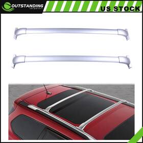 Ou11810431104585parts Outstanding-carparts 2x Cross Bar For 13-21 Nissan Pathfinder Silver Aluminum Top Roof Rack Set