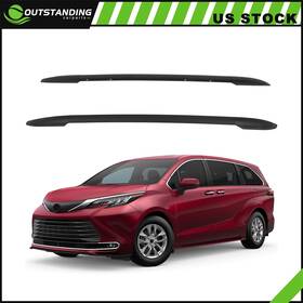 Ou11844388131098parts Outstanding-carparts Roof Side Rail Rack Set Luggage Cargo Carrier For 2022-2023 Toyota Sienna