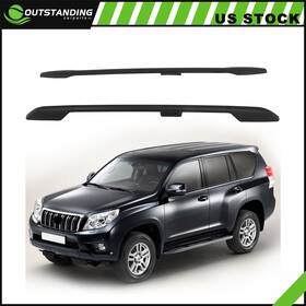 Ou11844390131096parts Outstanding-carparts Luggage Carrier Roof Side Rail Rack Set For 2003-2009 Toyota Prado 120