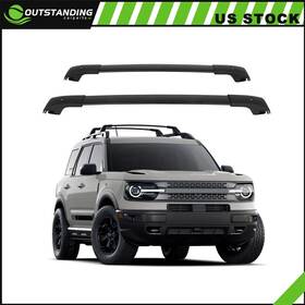 Ou12093680131169parts Outstanding-carparts Roof Rack Cross Bar New For 16-19 Ford Explorer Aluminum Black Luggage Carrier