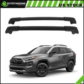Ou12345252134981parts Outstanding-carparts Roof Rack 2x Cross Bar For 2019-23 Toyota Rav4 Adventure/trd Off-road Aluminum