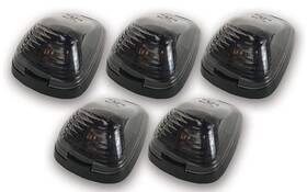 20-235s Pacer Performance Hi-five Smoke Cab Roof Light Kit For 99-16 Ford Super Duty