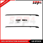 Sdp4106617015 Pair For 2005-2016 Land Rover Discovery Black Roof Rack Side Rails Aluminum Bar