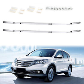 C128-009-silver Pair Silver Aluminium Roof Rack Rail Fits For Honda Crv Cr-v 2017 2018 2019 Us