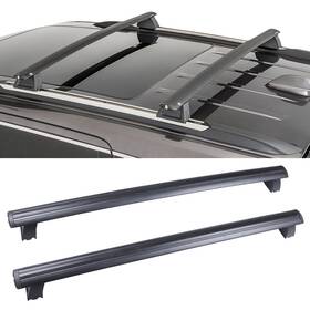 Pa10405ra599s Parautostore Roof Rack Cross Bar For Jeep Grand Cherokee 2011-2021 Black Front And Rear