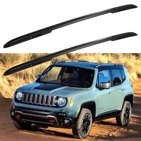 Pa10619ra605s Parautostore 2pcs Roof Rack Side Rails For 2015-2022 Jeep Renegade Luggeage Carrier