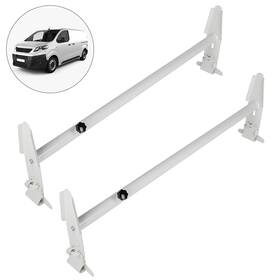 Pa10909ra897s Parautostore Van Roof Ladder Racks 500lb 2 Bar Set For Chevy Dodge Gmc Express Storage Cargo