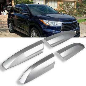 Pa16007ra832t Parautostore Roof Rack Cover For 2008-2013 Toyota Highlander Xu40 Black Side Rail