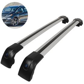 Pa16015ra841t Parautostore 2x Cross Bar For 2016-2020 Chevrolet Bolt Ev Luggage Cargo Carrier Roof Rack Set