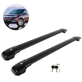 Pa16113ra674t Parautostore Roof Rack Cross Bar Set For 2009-2015 Mercedes Benz Glk270 Glk350 Aluminum Black