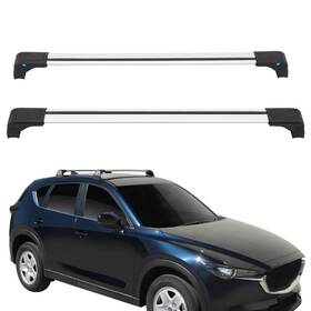 Pa16955ra520e Parautostore Roof Rack Cross Bar Set For 2013-2017 Mazda Cx-5 Cx5 Luggage Cargo Carrier Black