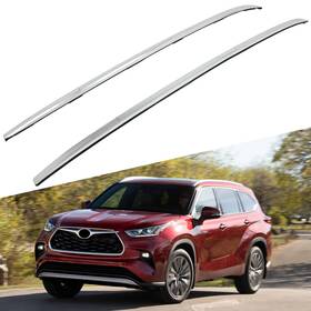 Pa17485ra755t Parautostore Roof Rack Side Rail Set For 2020 Toyota Highlander Luggage Cargo Carrier Silver