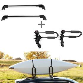 Pa83345ra276f Parautostore Travel Kit 2 X Cross Bar Canoe Kayak Rack For 2013-2017 Hyundai Santa Fe